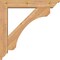 Ekena Millwork Legacy Traditional Smooth Bracket w/ Offset Brace, Western Red Cedar, 5 1/2"W x 28"D x 28"H BKT0604X28X28LEC01SWR - alternate 2